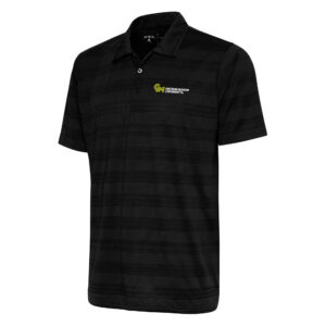 Men's Antigua Black George Mason Patriots Compass Polo