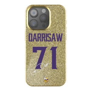 Keyscaper Christian Darrisaw Gold Minnesota Vikings Bling iPhone Case