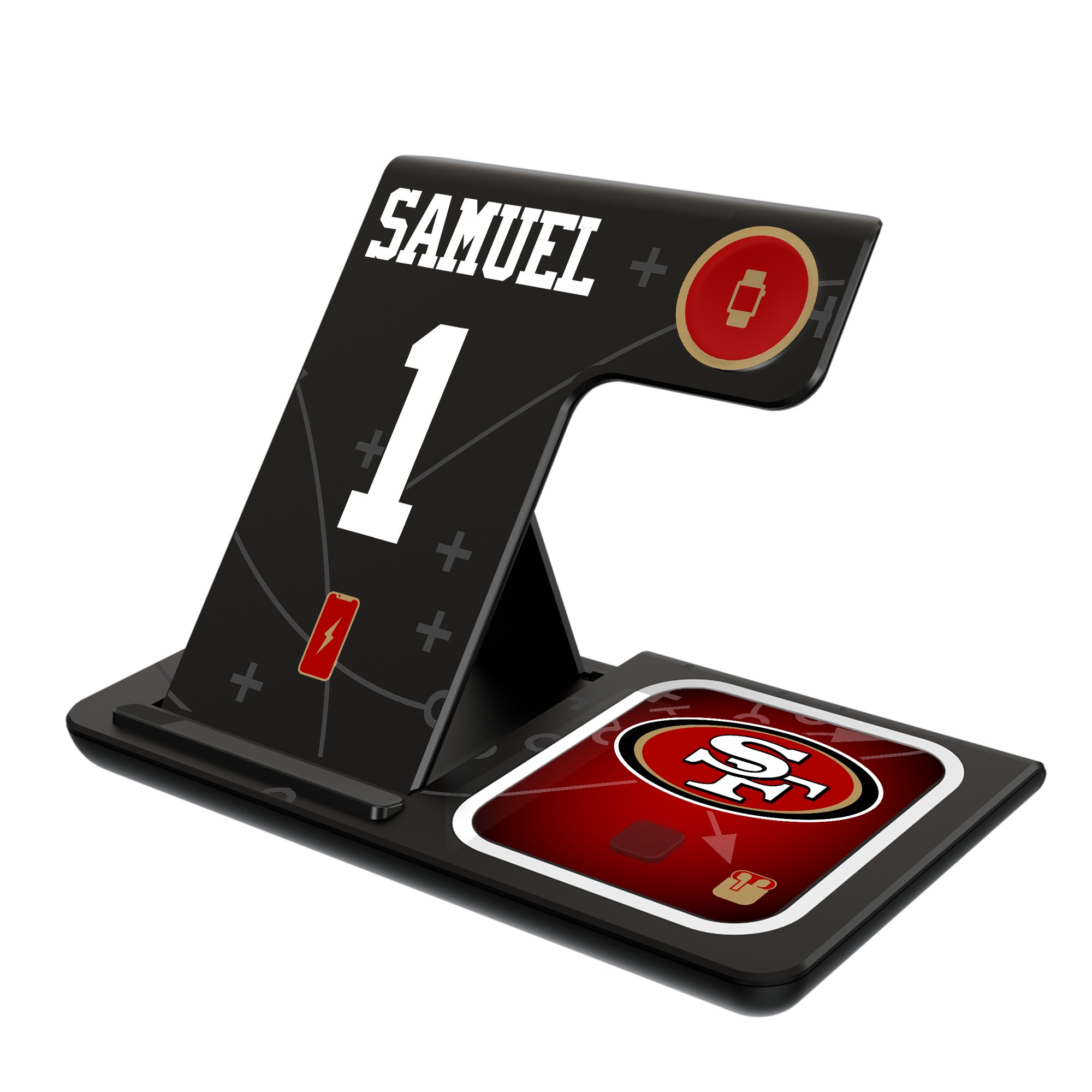 Keyscaper Deebo Samuel Sr San Francisco 49ers Ready 3-in-1 Charging Station