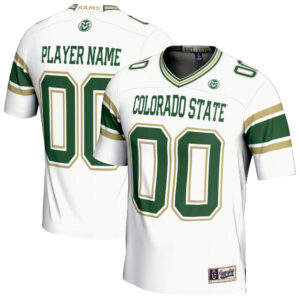Youth GameDay Greats  White Colorado State Rams Personalized Football Fashion Jersey