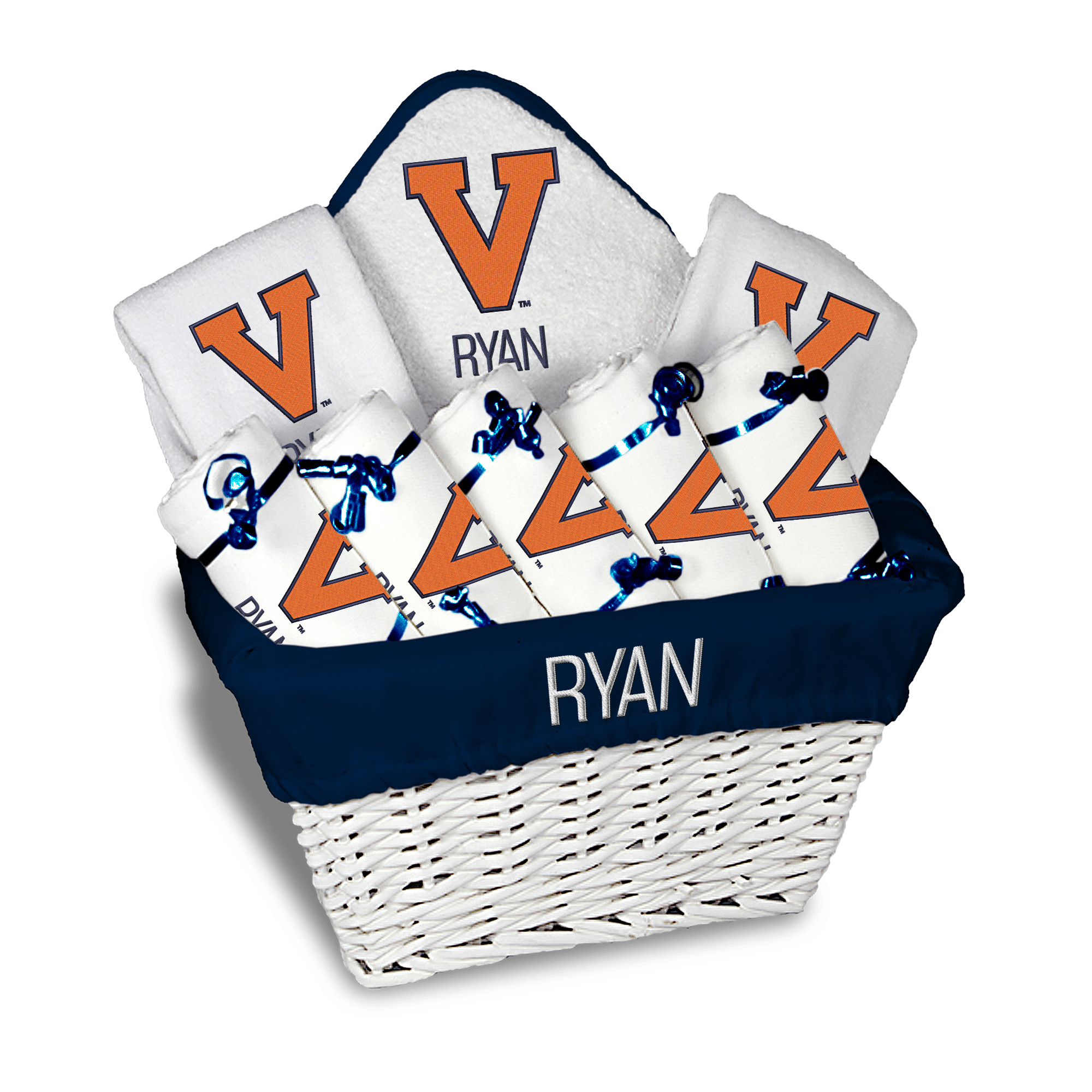Chad & Jake Virginia Cavaliers Personalized Large Gift Basket