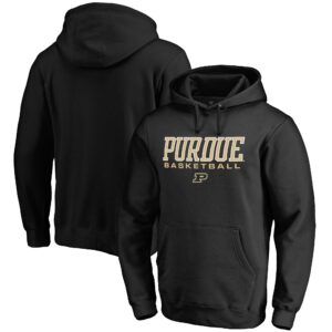 Men's Black Purdue Boilermakers Basketball True Sport Pullover Hoodie
