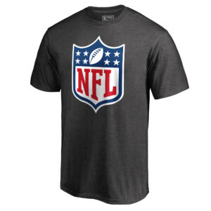 Men's Heathered Charcoal NFL Shield Primary Logo T-Shirt