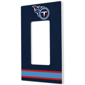 Tennessee Titans Stripe Single Rocker Light Switch Plate