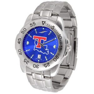 Royal Louisiana Tech Bulldogs Sport Steel AnoChrome Watch