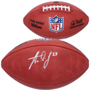 Aaron Jones Minnesota Vikings Autographed Full Color Duke Pro Football