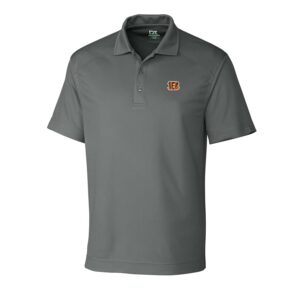 Men's Cutter & Buck Gray Cincinnati Bengals DryTec Genre Polo