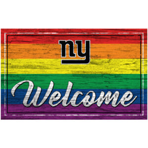 New York Giants 11'' x 19'' Welcome Pride Sign