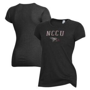 Women's Alternative Apparel Black North Carolina Central Eagles The Keepsake T-Shirt
