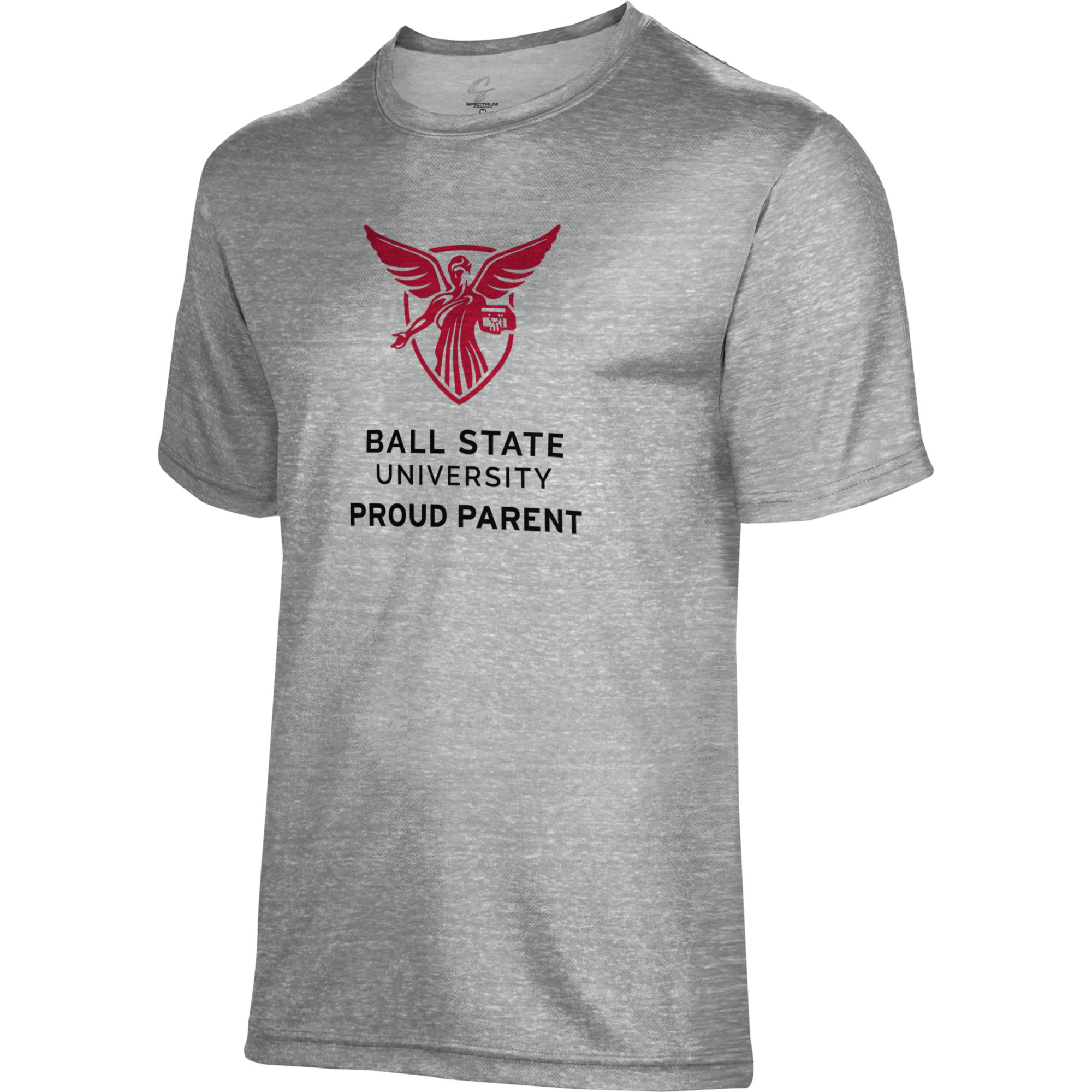 Men's Gray Ball State Cardinals Proud Parent Name Drop T-Shirt - Image 6