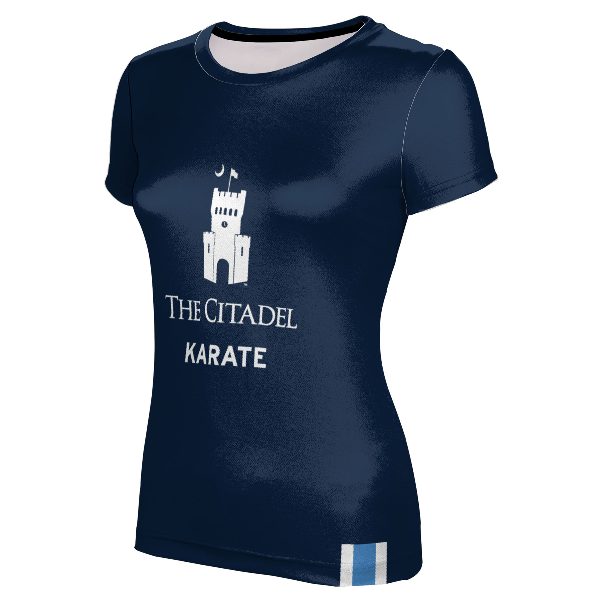Women's Navy Citadel Bulldogs Karate T-Shirt - Image 6