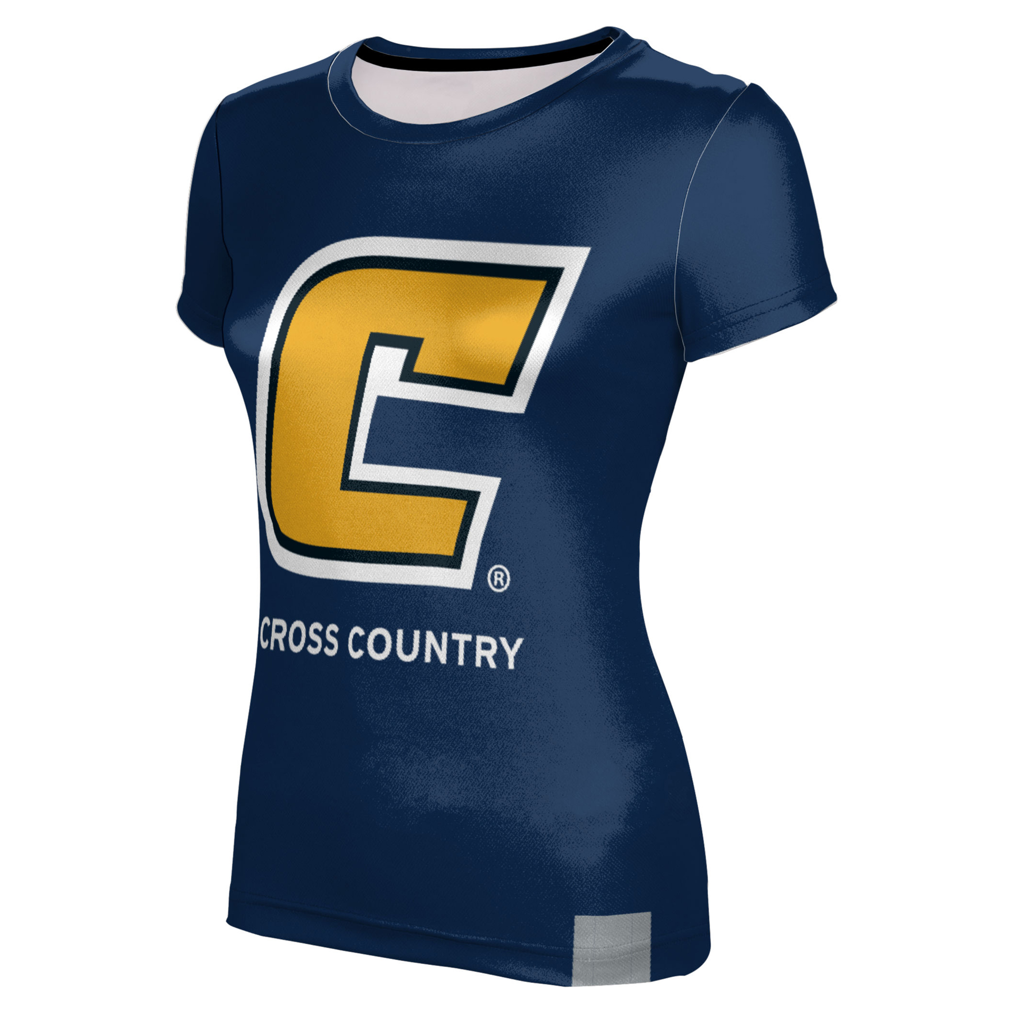 Women's Navy Tennessee Chattanooga Mocs Cross Country T-Shirt - Image 6