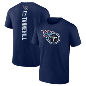 Men's Ryan Tannehill Navy Tennessee Titans Playmaker T-Shirt