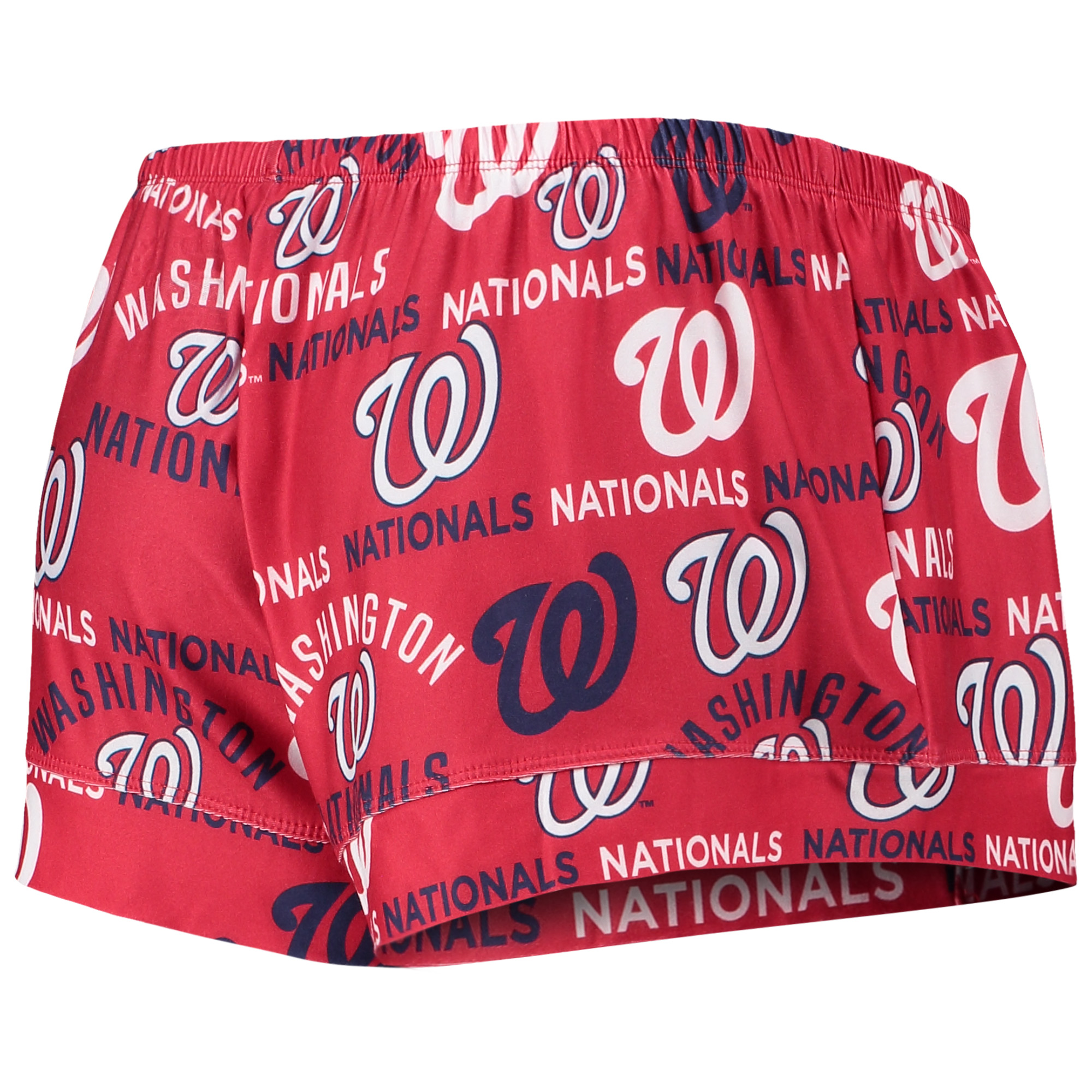 Women's Concepts Sport Red Washington Nationals Flagship Allover Print Top & Shorts Sleep Set - Image 6