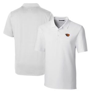 Men's Cutter & Buck White Oregon State Beavers Big & Tall Forge Stretch Polo