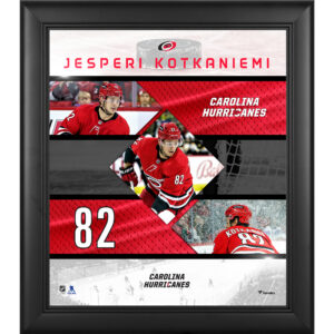 Jesperi Kotkaniemi Carolina Hurricanes Framed 15" x 17" Stitched Stars Collage