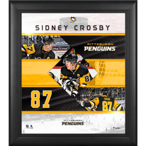 Sidney Crosby Pittsburgh Penguins Framed 15" x 17" Stitched Stars Collage