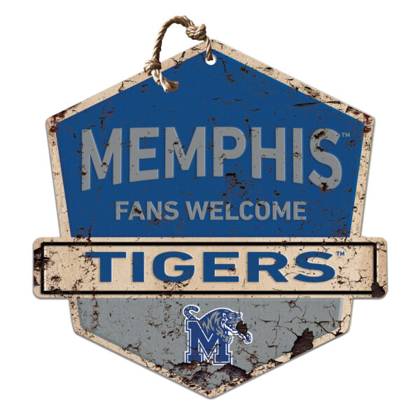 Memphis Tigers Fans Welcome Sign