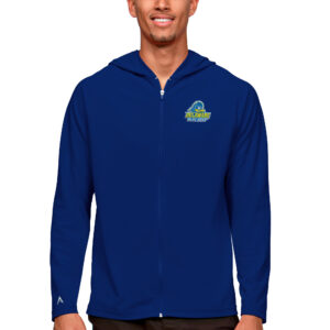 Men's Antigua Royal Delaware Fightin' Blue Hens Legacy Full-Zip Hoodie