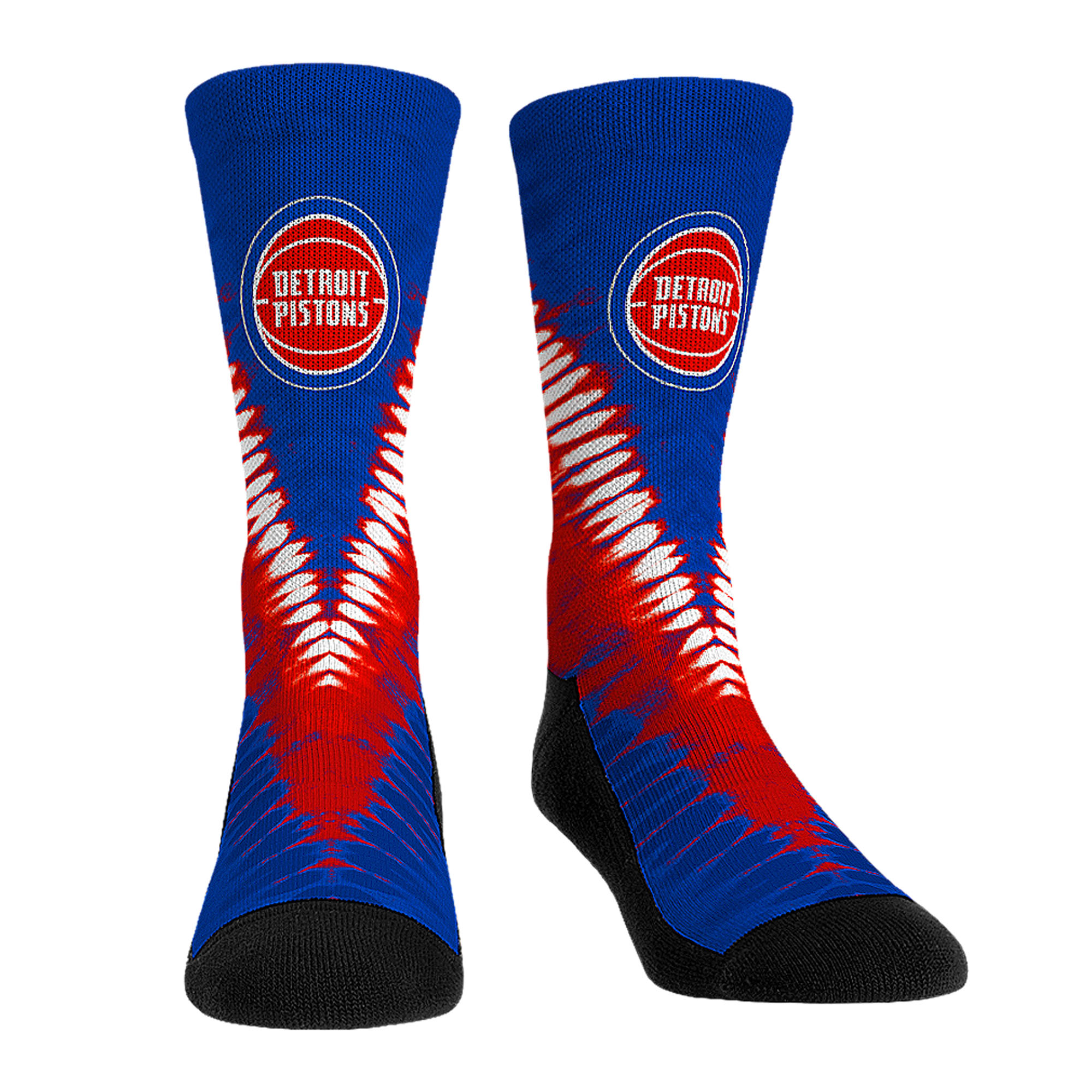 Unisex Rock Em Socks Detroit Pistons Three-Pack Crew Socks Set - Image 6