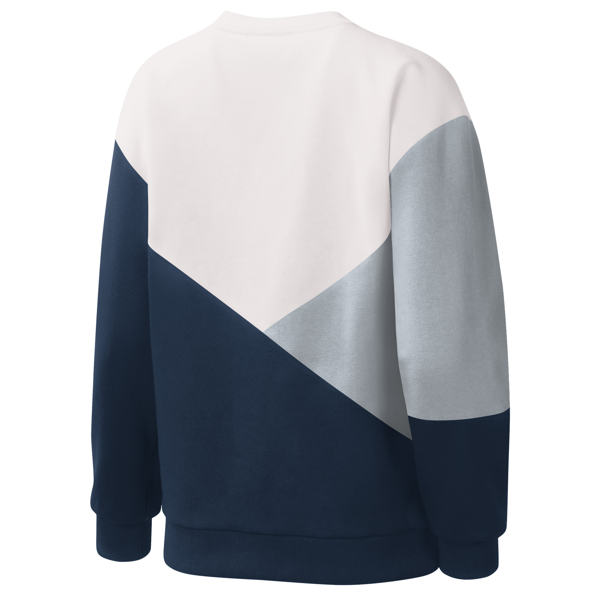 Women's Starter White/Navy New York Yankees Shutout Pullover Sweatshirt - Image 7