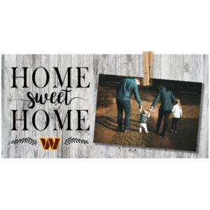 Washington Commanders 6'' x 12'' Home Sweet Home Clip Frame
