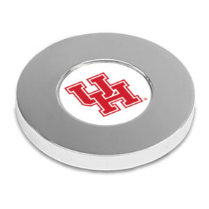 Silver Houston Cougars Team Office Paperweight