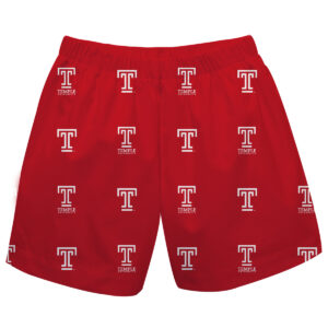 Infant Temple Owls Cherry Pull On Shorts