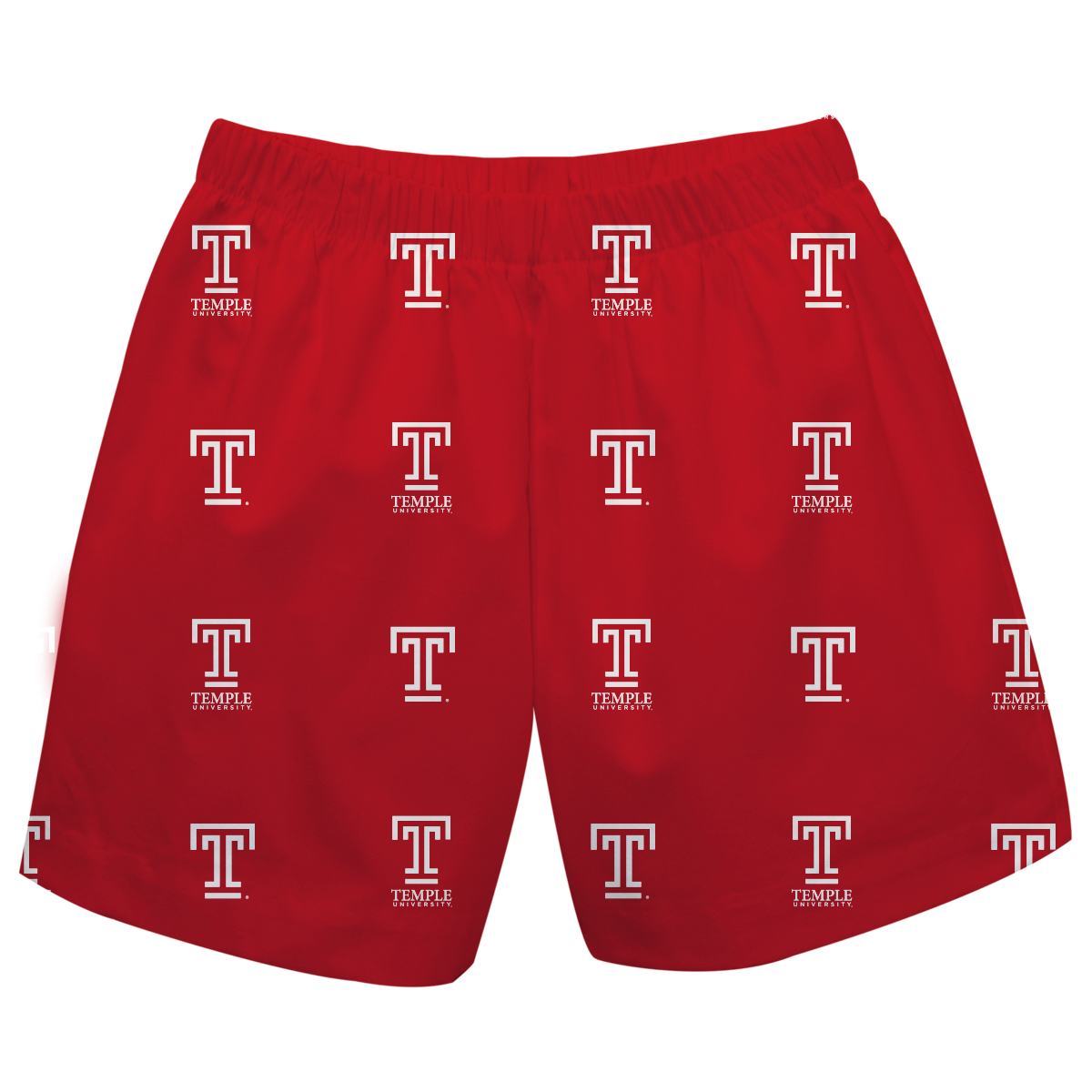 Infant Temple Owls Cherry Pull On Shorts