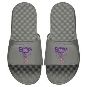 Youth ISlide x BreakingT Kirk Cousins Gray NFLPA 8 Chainz Slide Sandals