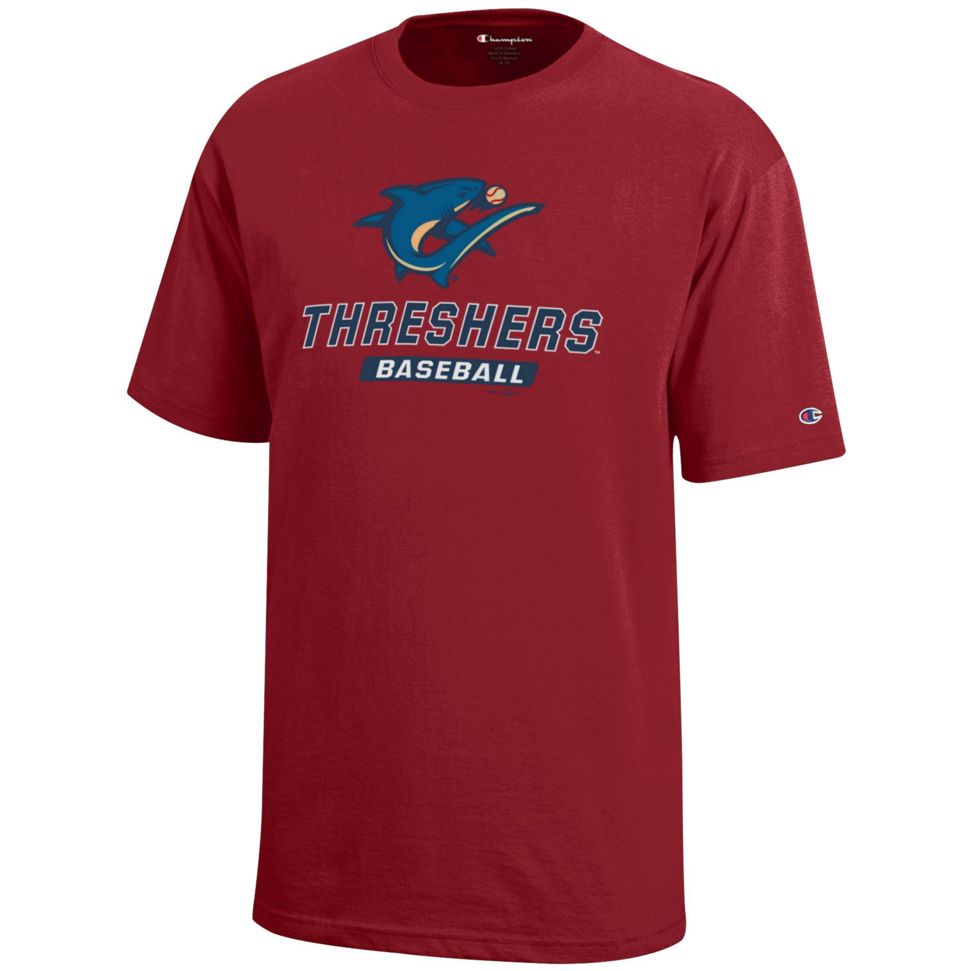Youth Champion Red Clearwater Threshers Jersey T-Shirt - Image 3