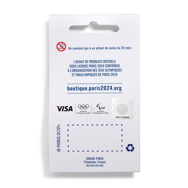 Paris 2024 Olympics Allez Les Bleus Pin Badge - Image 3