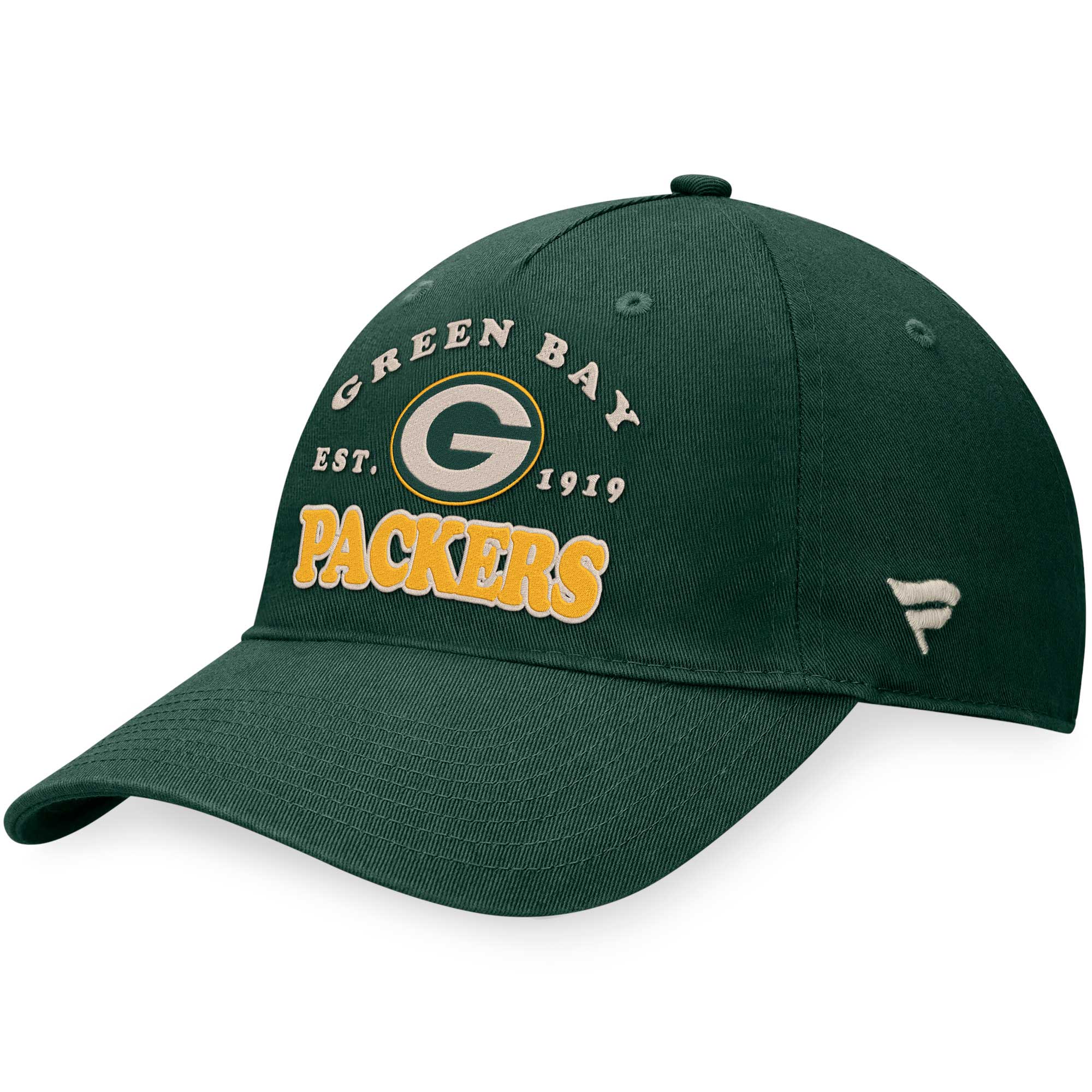 Men's Fanatics Green Green Bay Packers Heritage Adjustable Hat