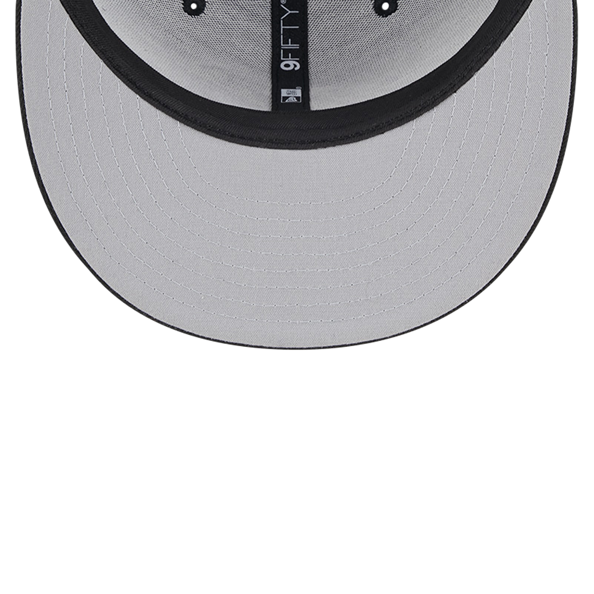 Men's New Era Black Utah Jazz Evergreen 9FIFTY Trucker Snapback Hat - Image 6