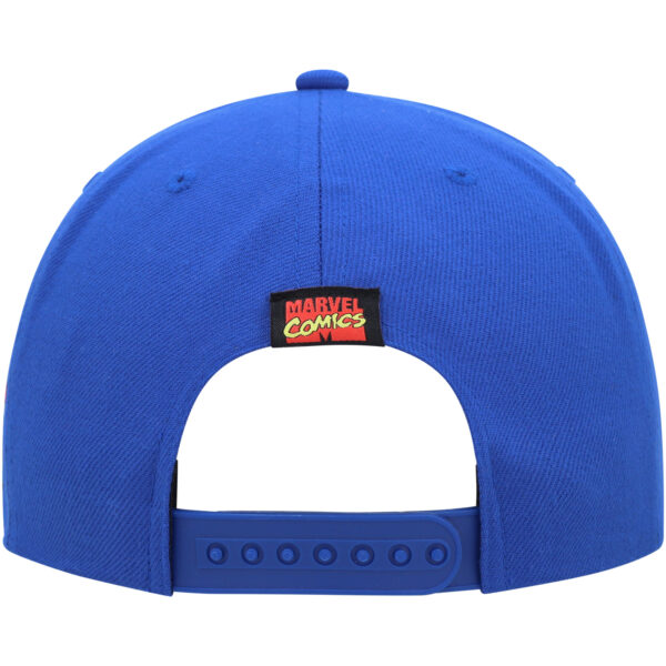 Youth Marvel Royal Captain America Comic Snapback Hat - Image 10