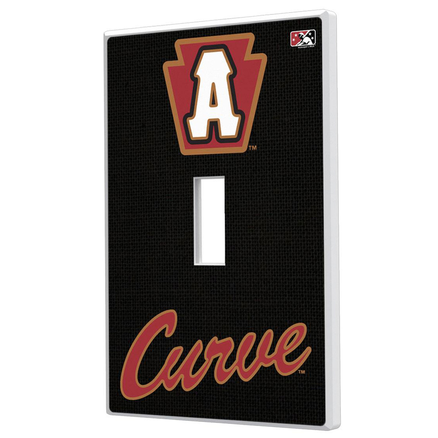 Keyscaper Altoona Curve Single Toggle Light Switch Plate