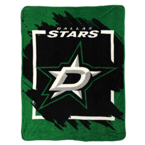 The Northwest Group  Dallas Stars 46" x 60" Dimensional Micro Raschel Plush Throw Blanket
