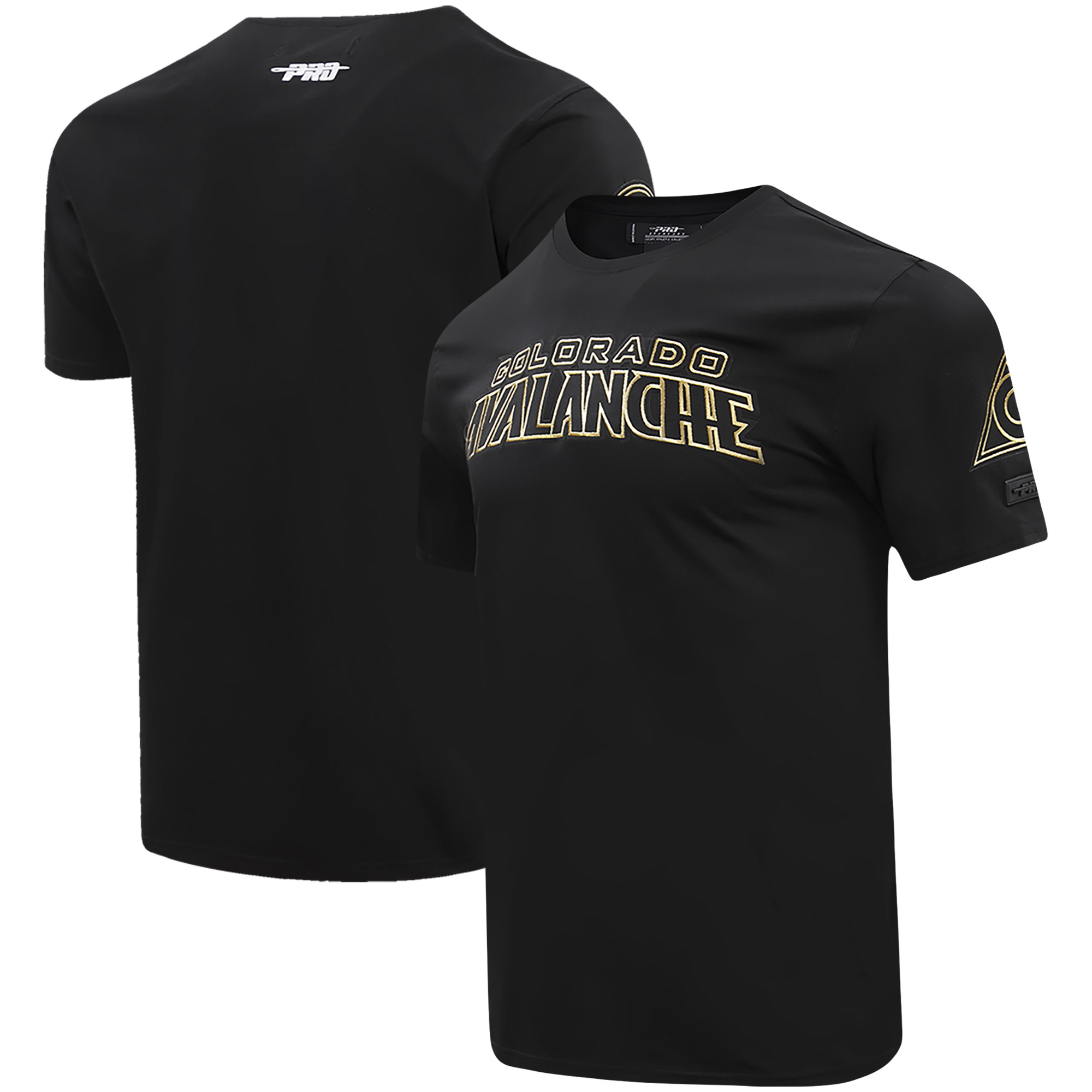Men's Pro Standard Black Colorado Avalanche Wordmark T-Shirt