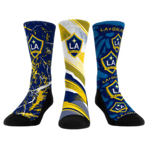 Rock Em Socks  Navy LA Galaxy Three-Pack Crew Socks Set