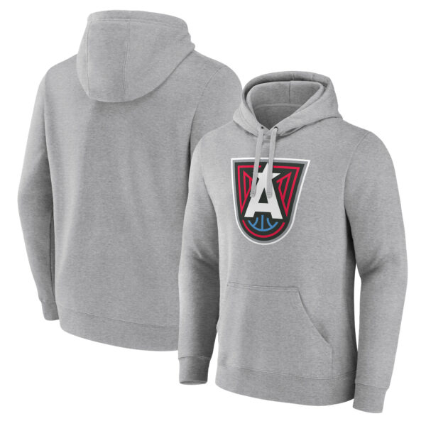 Men's  Gray Atlanta Dream Primary Logo Pullover Hoodie