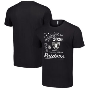 Men's Starter  Black Las Vegas Raiders City Arch Team T-Shirt