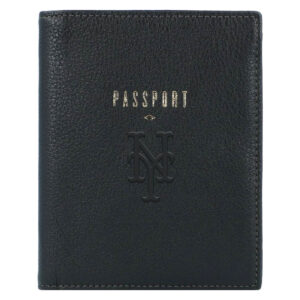 Fossil Black New York Mets Travel RFID Passport Case