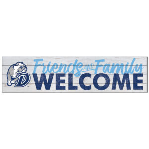 Drake Bulldogs 10" x 40" Friends & Family Welcome Sign