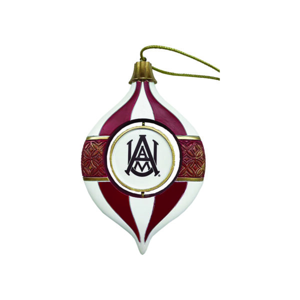 Alabama A&M Bulldogs Two-Piece 5.5" Spinning Bulb Ornament Set