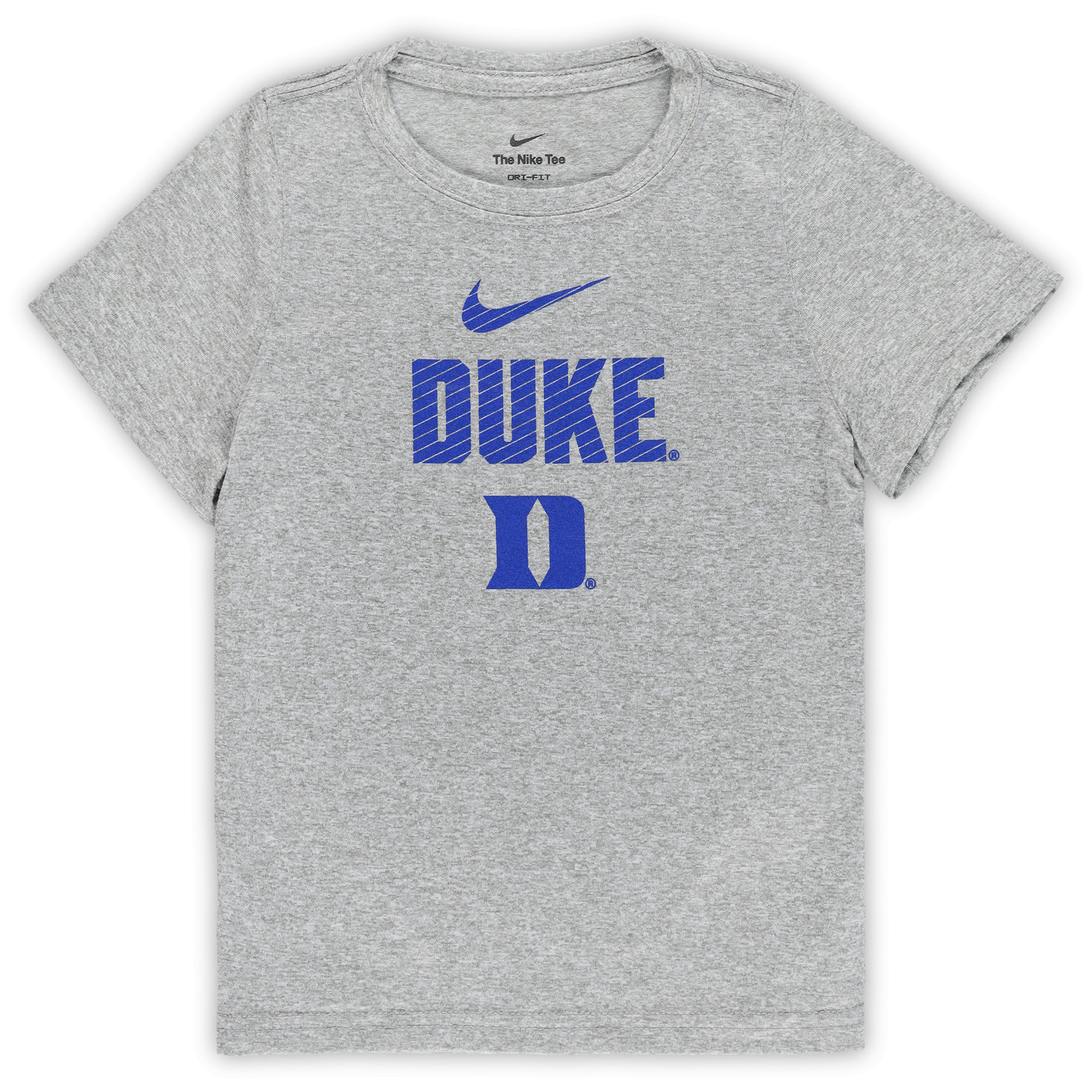 Preschool Nike Gray Duke Blue Devils Legend Slogan T-Shirt - Image 2