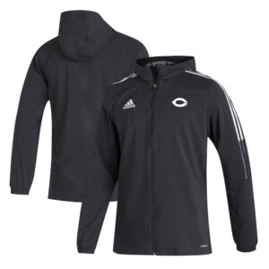 Men's adidas  Black UChicago Maroons Tiro 21 Full-Zip Windbreaker Jacket