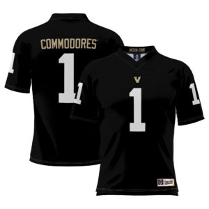 Youth GameDay Greats #1  Black Vanderbilt Commodores Football Jersey
