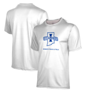 Men's ProSphere White Indiana State Sycamores Women's Track & Field Name Drop T-Shirt