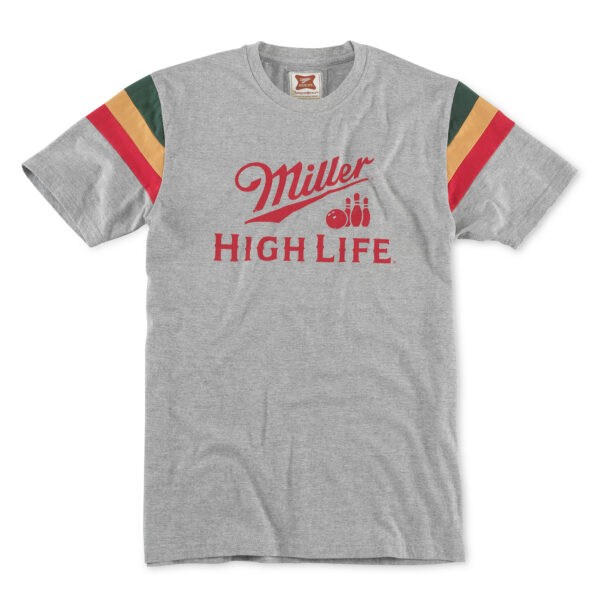 Unisex American Needle Heather Gray Miller Sunset T-Shirt