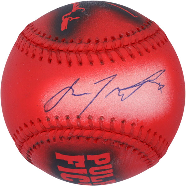 John Travolta Pulp Fiction Autographed Baseball - Art by Stadium Custom Kicks - #1 of Limited Edition 1 - B437470 - Image 8